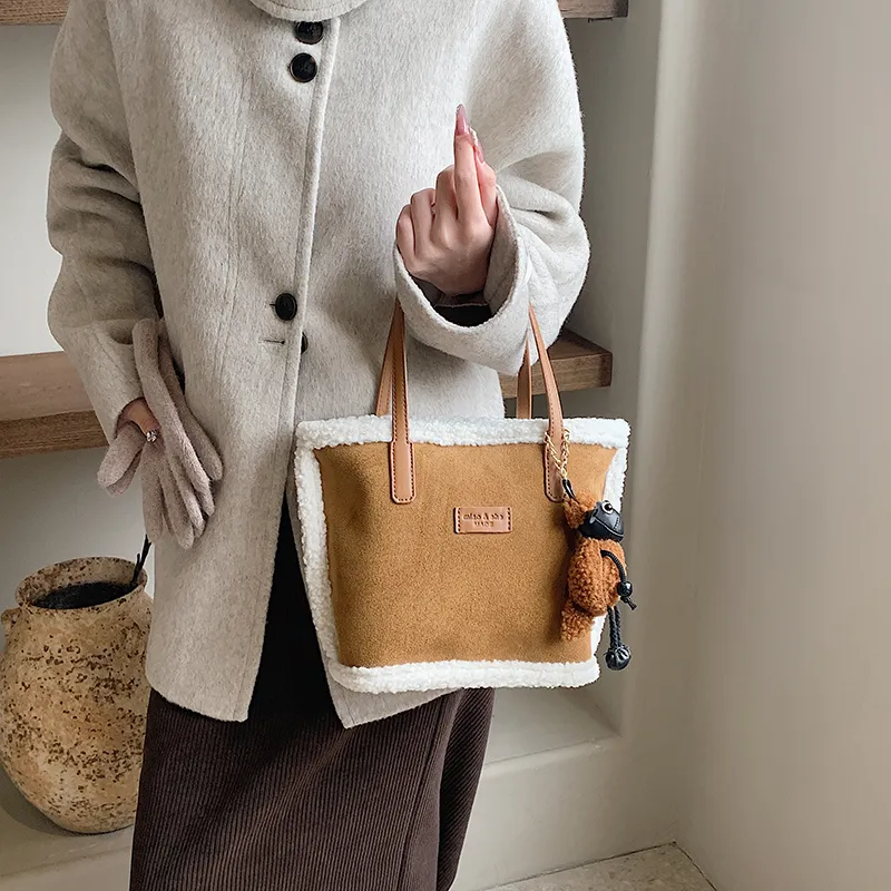 Bansusu PU Tote Bag Shoulder Bag Women's Brown-6