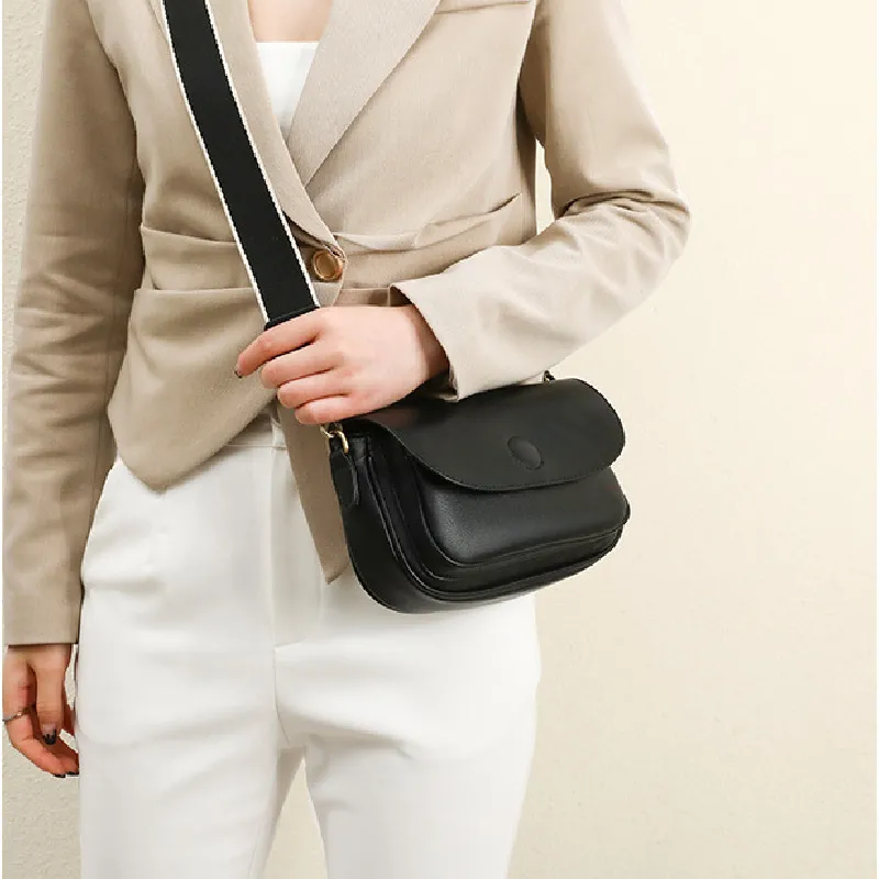 BRINCH Pu Shoulder Bag Unisex Black/Brown/Khaki-14