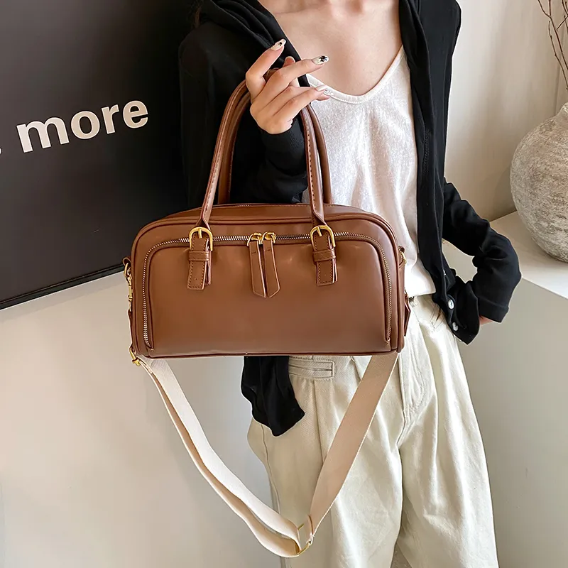 BRINCH PU Crossbody One Shoulder Handbag Regular Women's Multicolor-5
