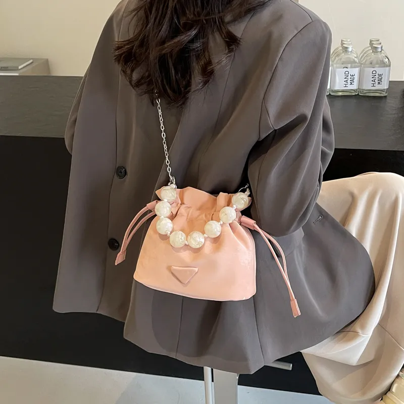 BRINCH PU Bucket Bags Shoulder Bags Women's Purple/Pink/Black/White-5