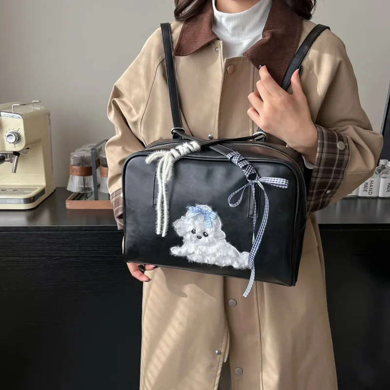 BRINCH PU One Shoulder Handbags Regular Women's Brown/Coffee/Black-11