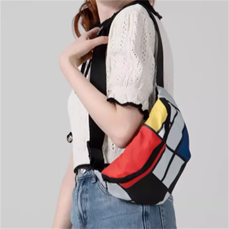 Loqi Mondeur Collaboration Recycled Polyester Shoulder Bag Crossbody Bag Fanny Pack Unisex Mondelez-4