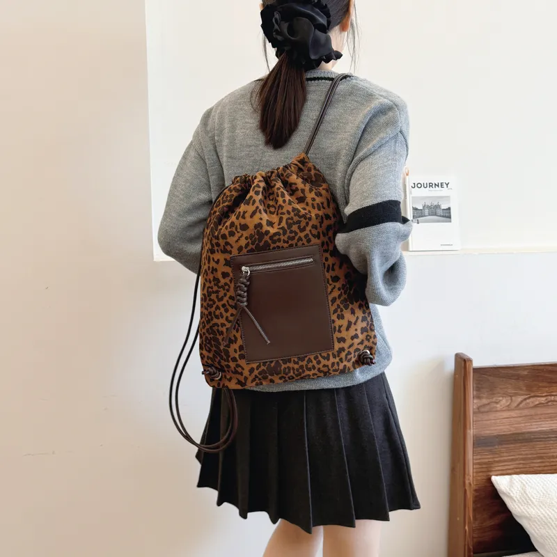 Bansusu PU Backpack Regular Women's Coffee/Black-3
