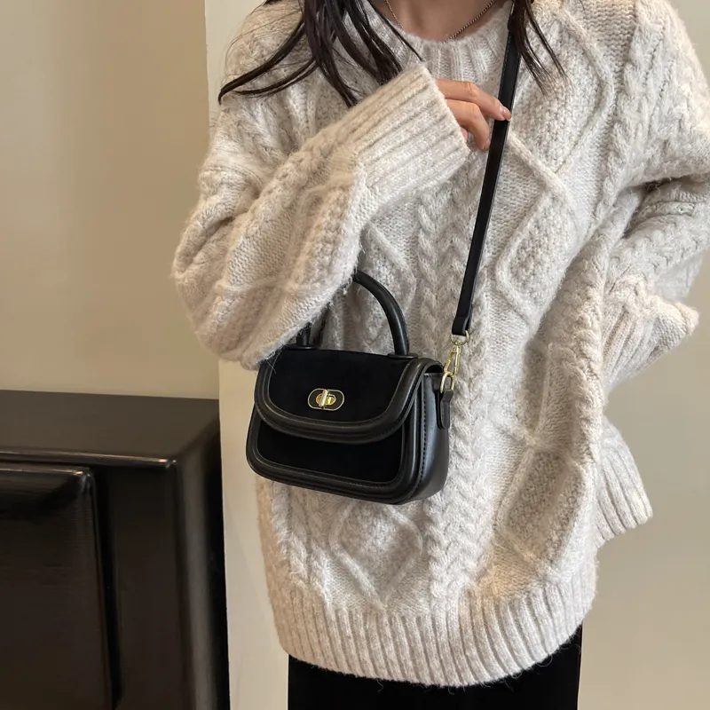 Yi Brigade PU Shoulder Bag Crossbody Bag Handbag Regular Women's Black/Coffee/Brown-1