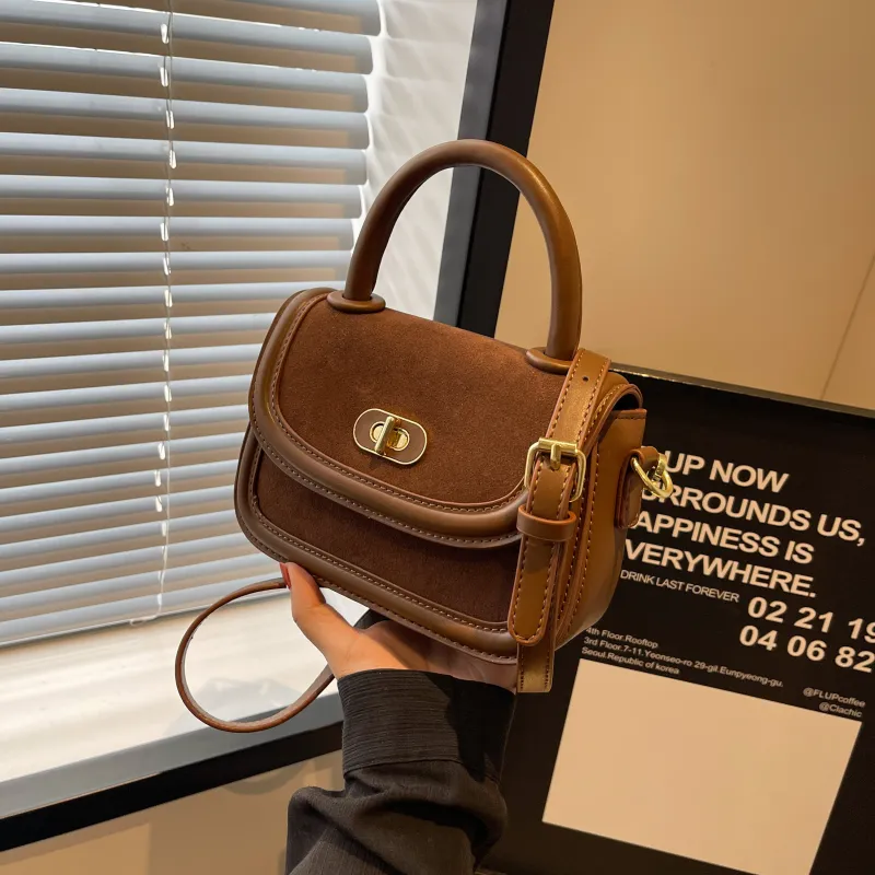 Yi Brigade PU Shoulder Bag Crossbody Bag Handbag Regular Women's Black/Coffee/Brown-13