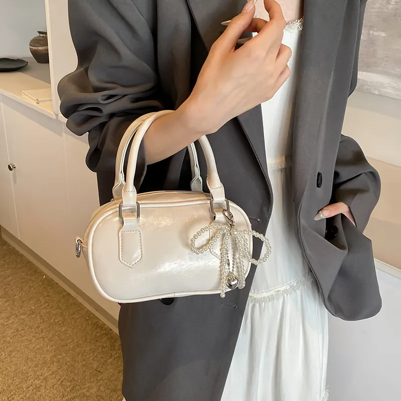 BRINCH PU Shoulder Bag Crossbody Bag Handbags Regular Women's Black Red Silver White-7