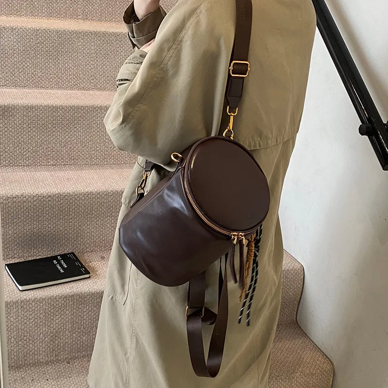 Bansusu PU Backpack Women's Coffee/Black/Brown/Modern Coffee-1