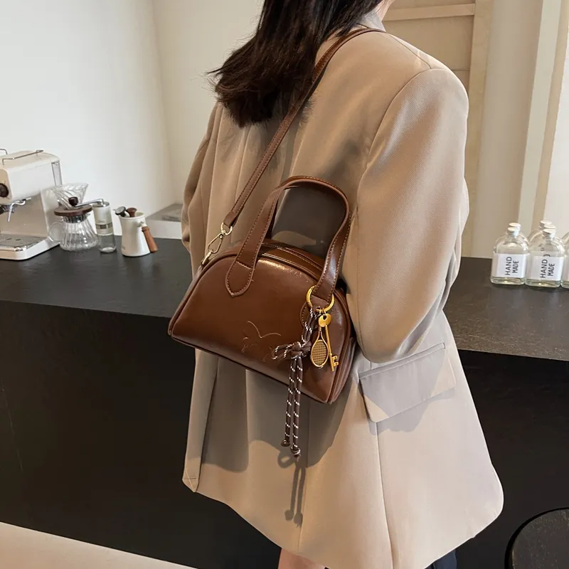 Bansusu PU Handbag Shoulder Bag Crossbody Bag Women's Light Brown/Dark Brown/Coffee/Black-5