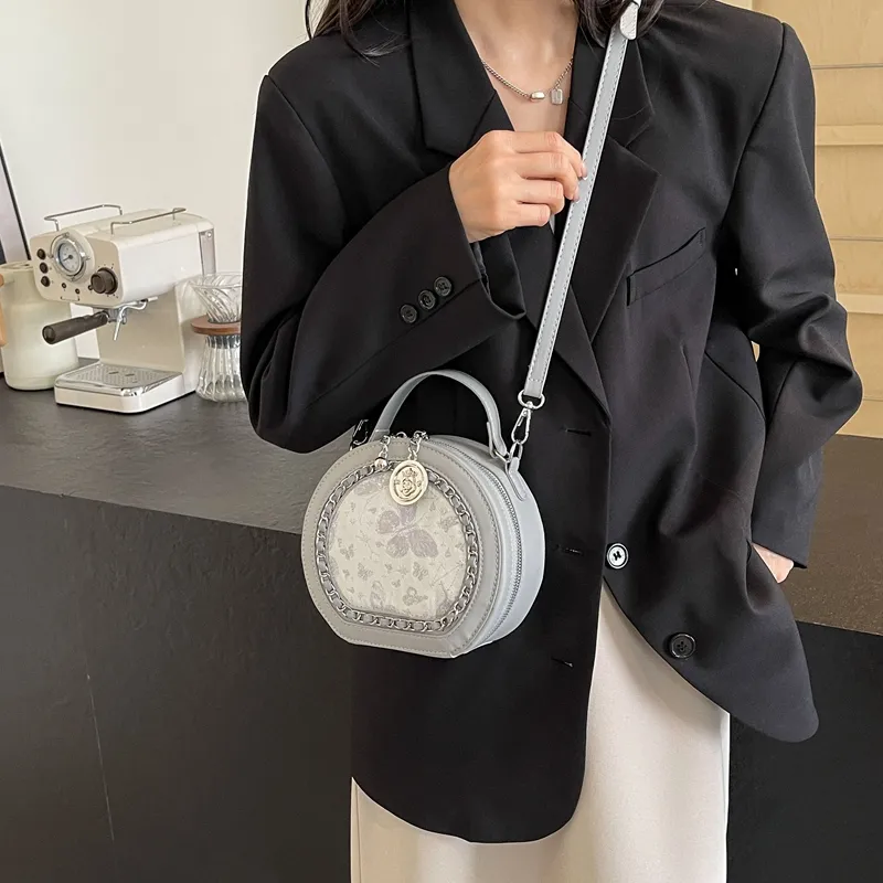 BRINCH PU One Shoulder Handbags Regular Women's White/Silver/Pink-1