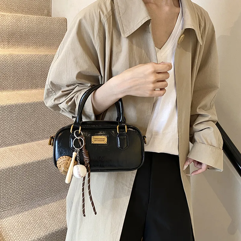 BRINCH Pu One Shoulder Handbags Women's Black/Brown/Coffee/Burgundy-4
