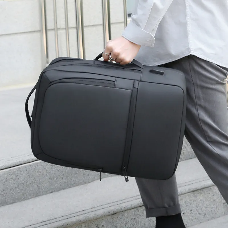 BRINCH Membrana Dermalis Backpack Regular Men's Black/Gray-1