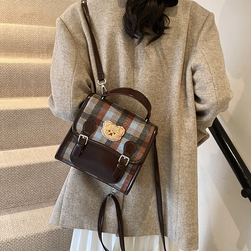 Yi Brigade PU Backpack Women's Coffee/Brown-3