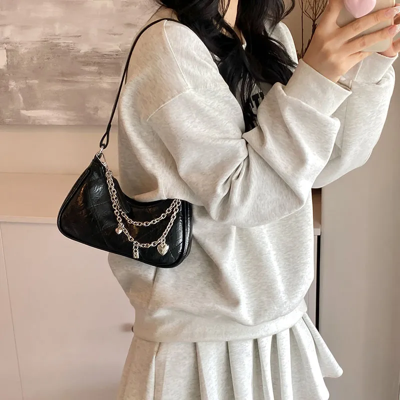 Bansusu PU Shoulder Bag Regular Women's Dazzling Color/Black/Gold/Silver-12