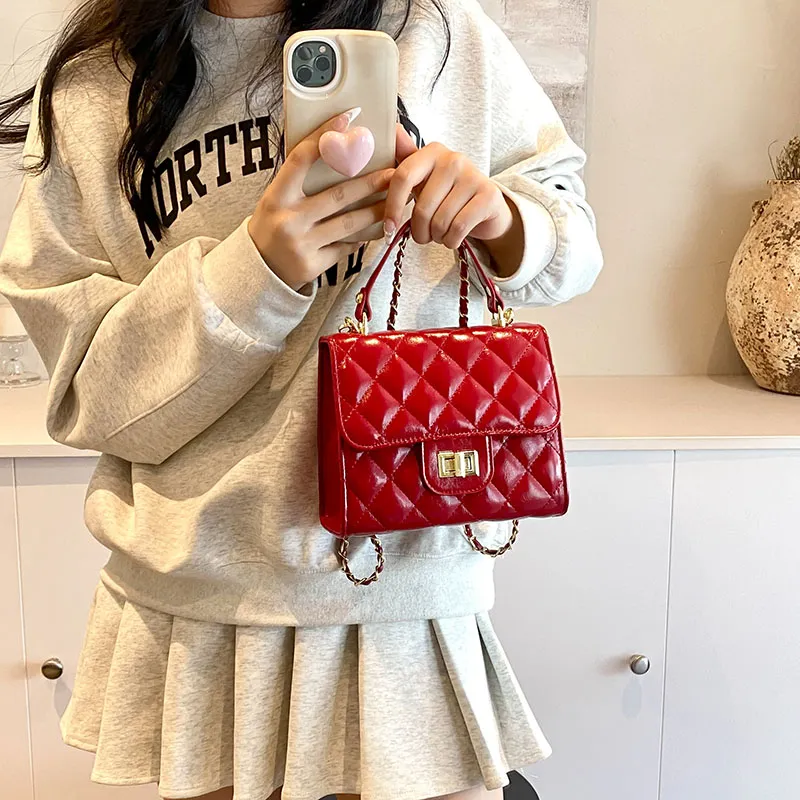 Bansusu PU Shoulder Bag, Crossbody Bag, Handbag Women's Silver/White/Red/Black-10