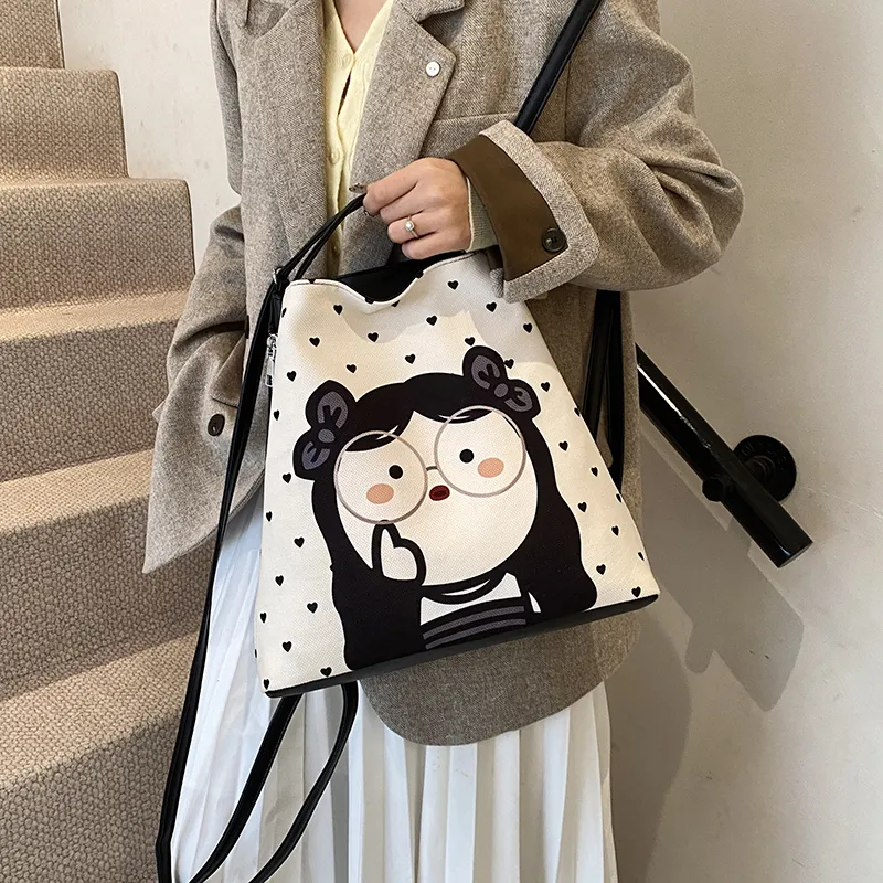 BRINCH PU Tote Bag Shopping Bag Crossbody Bag Shoulder Bag Women's Coffee Beauty/Brown/Black-7