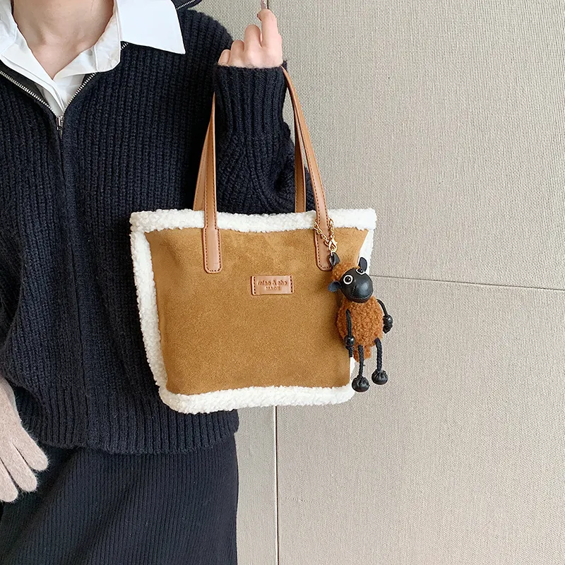 Bansusu PU Tote Bag Shoulder Bag Women's Brown-1