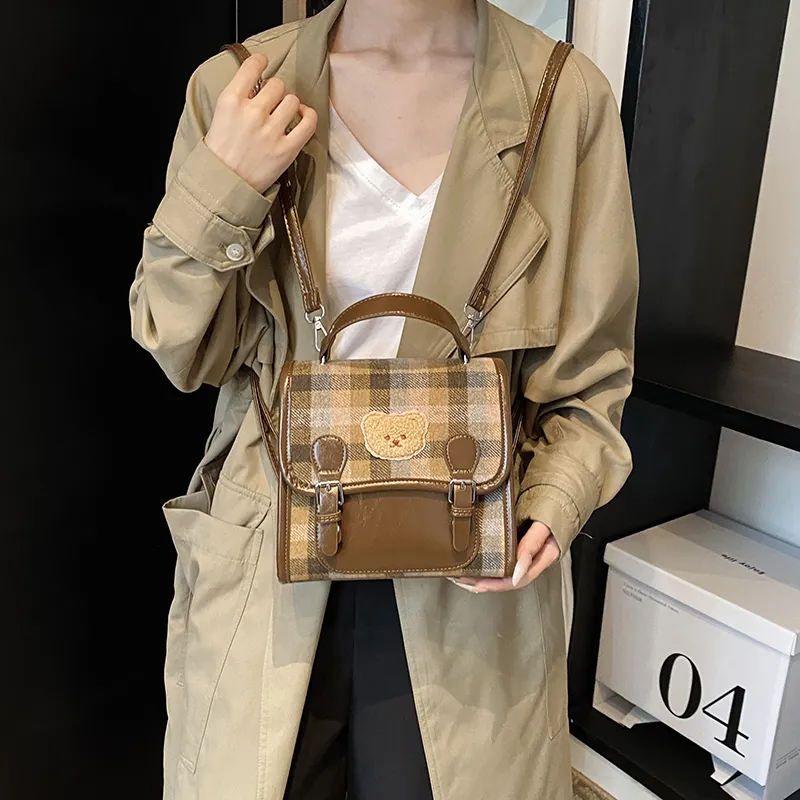 Yi Brigade PU Backpack Women's Coffee/Brown-5