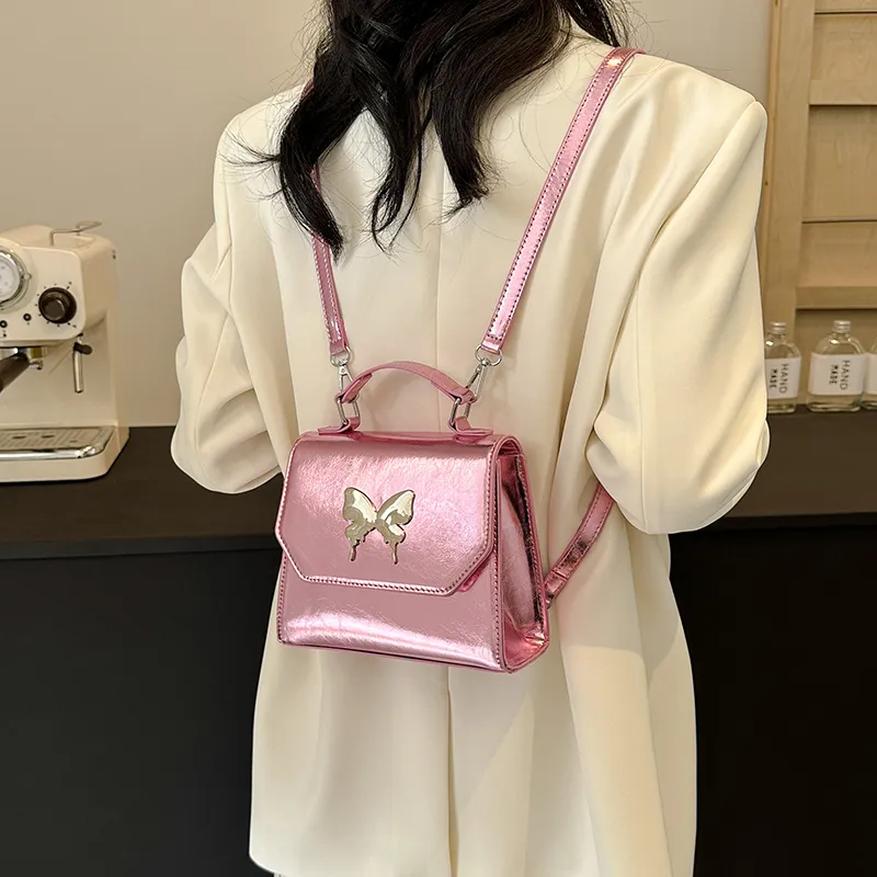 Bansusu PU Backpack Regular Women's Silver/Gold/Pink/Black-11