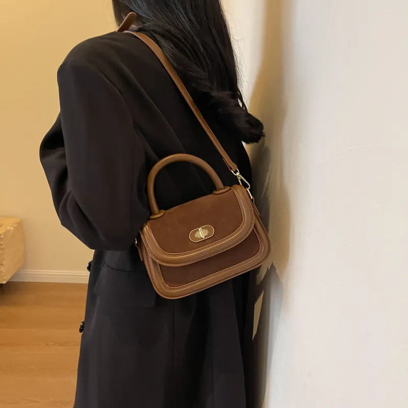 Yi Brigade PU Shoulder Bag Crossbody Bag Handbag Regular Women's Black/Coffee/Brown-12