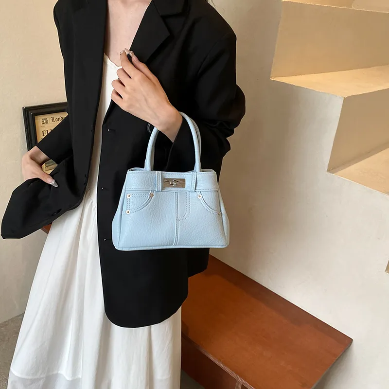 BRINCH Pu Shoulder Bag Crossbody Bag Handbags Regular Women's Blue/Black/Yellow/Pink/White-6