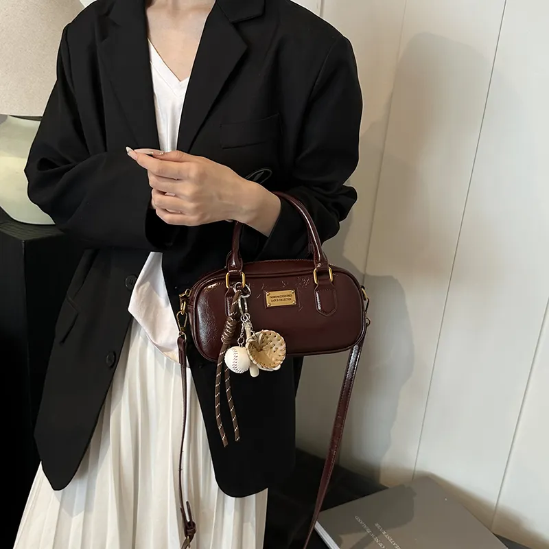 BRINCH Pu One Shoulder Handbags Women's Black/Brown/Coffee/Burgundy-18
