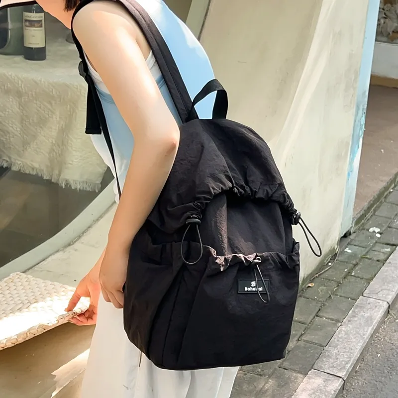 BRINCH Nylon Backpack Women's Multicolor-6