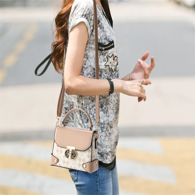 BRINCH PU One Shoulder Handbag Regular Women's Coffee/Coffee & White/Coffee & Yellow/Khaki & White-1