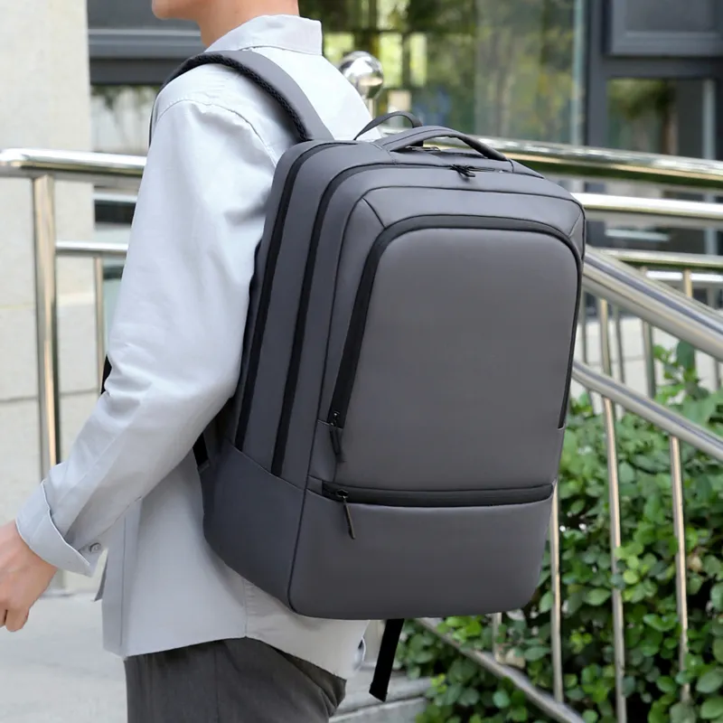 BRINCH Membrana Dermalis Backpack Regular Men's Black/Gray-4