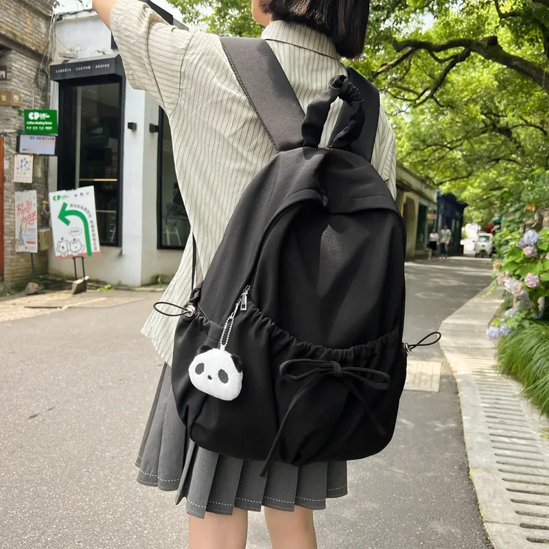 BRINCH Nylon Backpack Women's Multicolor-15