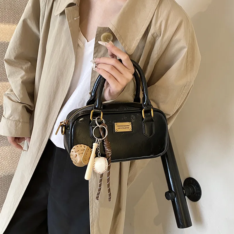 BRINCH Pu One Shoulder Handbags Women's Black/Brown/Coffee/Burgundy-1