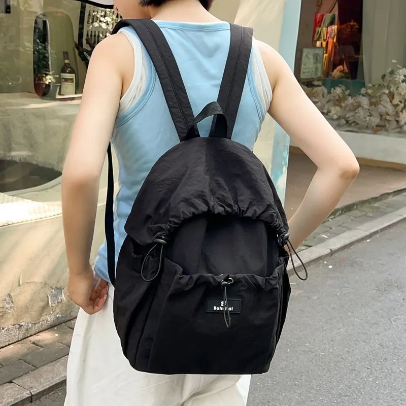BRINCH Nylon Backpack Women's Multicolor-7