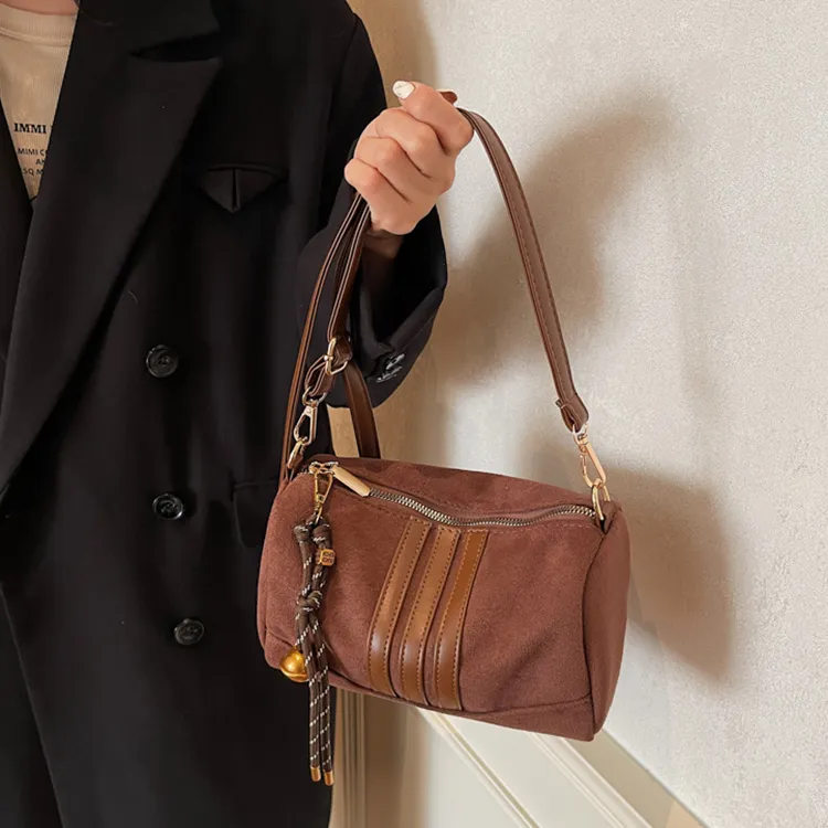 Duoluplo Doron Paul Pu Crossbody Bag, Shoulder Bag Regular Women's Brown/Burgundy/Coffee/Black-10