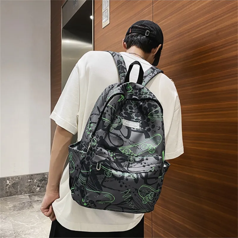 Duoluplo Doron Paul Nylon Backpack Unisex Multicolor-18