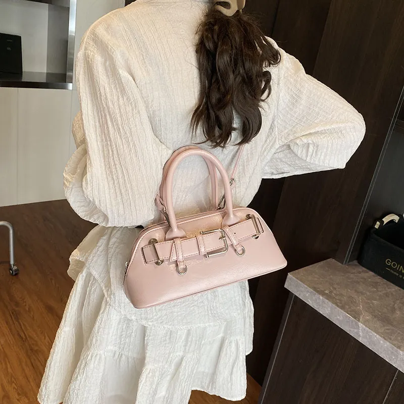 SWIMADE PU One Shoulder Handbags Women's White/Black/Yellow/Blue/Pink-27