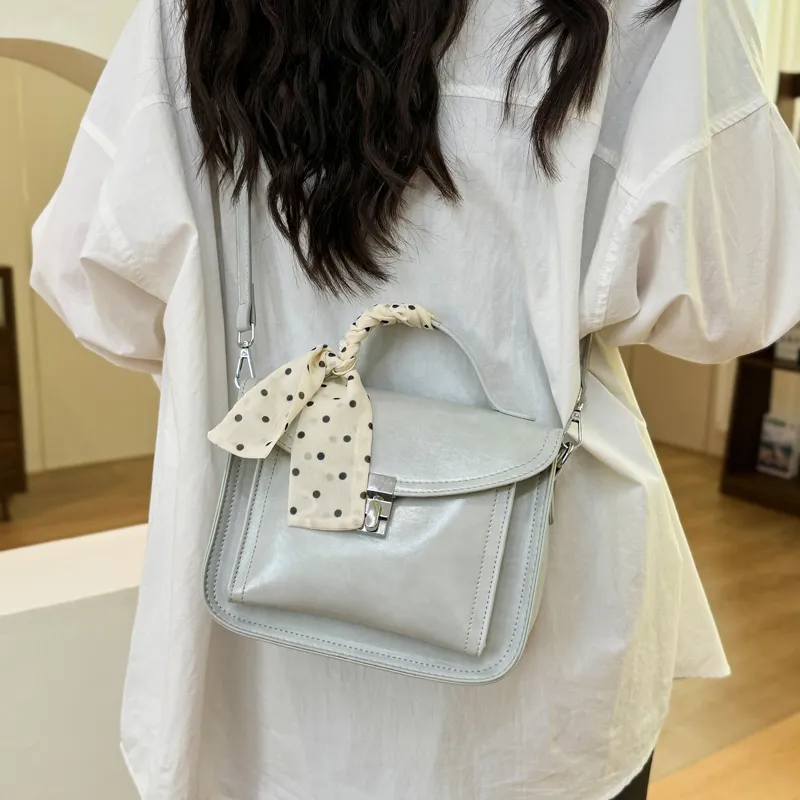 SWIMADE PU Shoulder Bag, Crossbody Bag, Handbag Regular Women's Black/Ecru/Light Blue/Pink-10