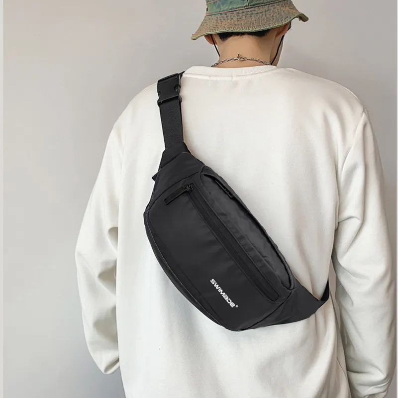 SWIMADE Oxford Sling Bag Regular Men's Black-2
