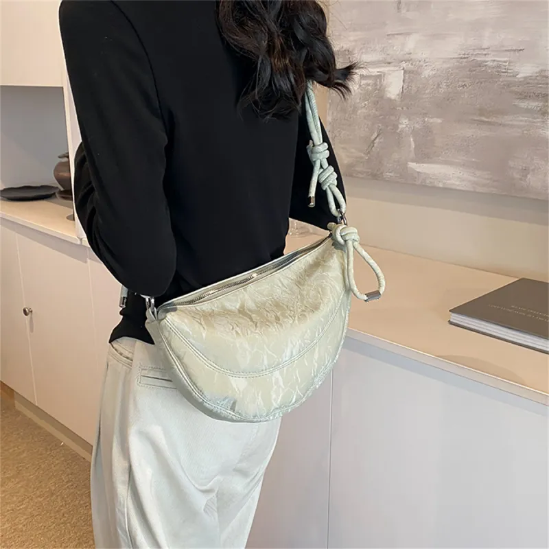 Duoluplo Doron Paul PU Crossbody Bag, Shoulder Bag Women's Black, Silver, Green, White-17