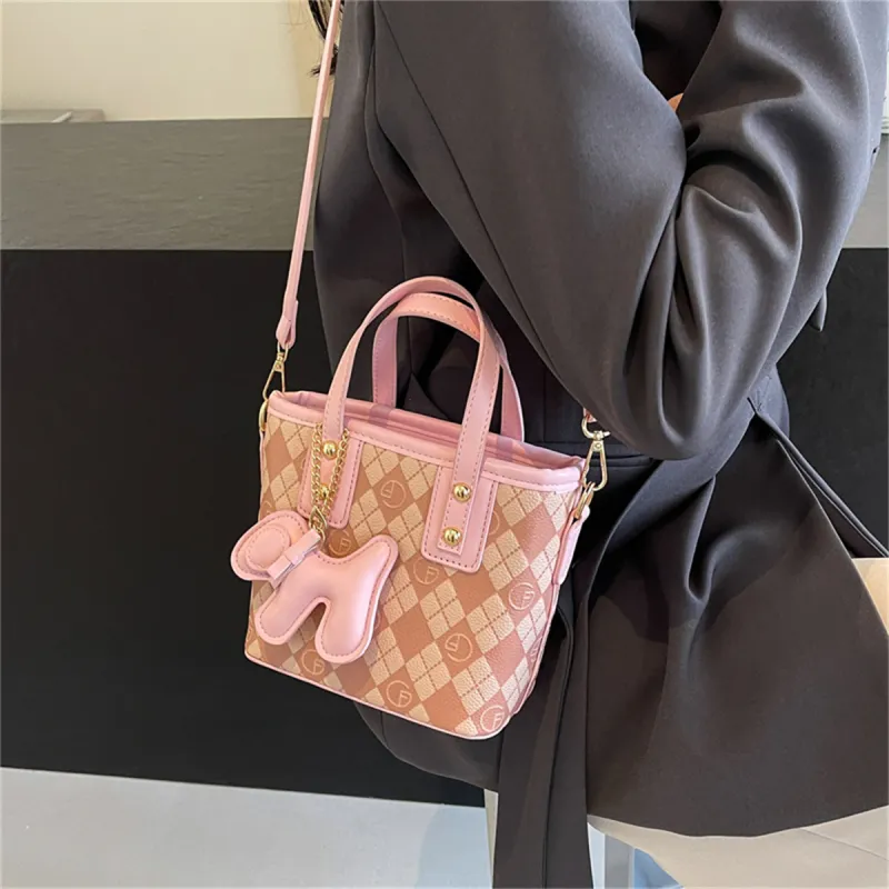 Duoluplo Doron Paul PU Crossbody One Shoulder Handbag Women's Multicolor-6