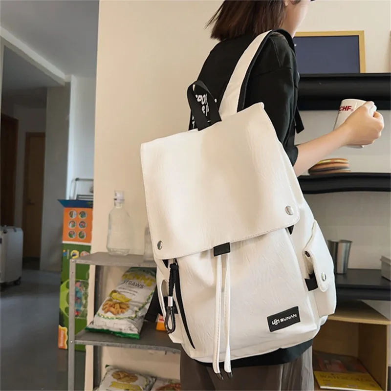 Duoluplo Doron Paul PU Backpack Unisex Multicolor-5