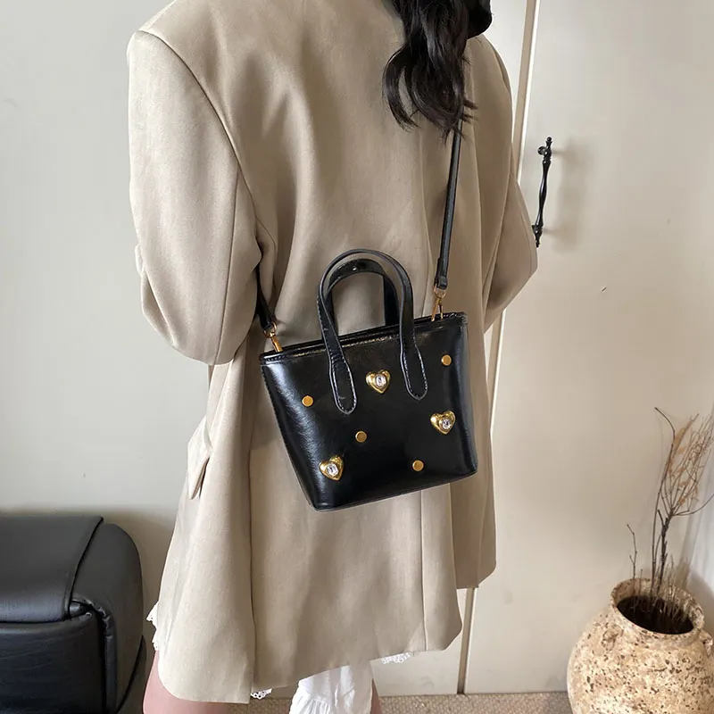 SWIMADE PU Crossbody One Shoulder Handbag Women's White/Silver/Black/Red/Coffee/Brown-15