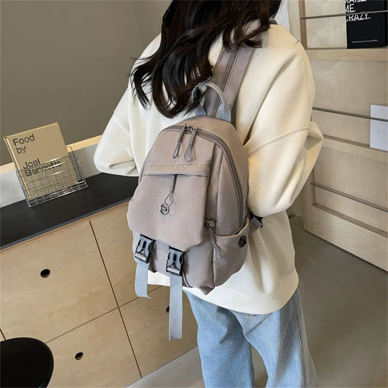 Duoluplo Doron Paul Nylon Fabric Backpack Women's Multicolor-17