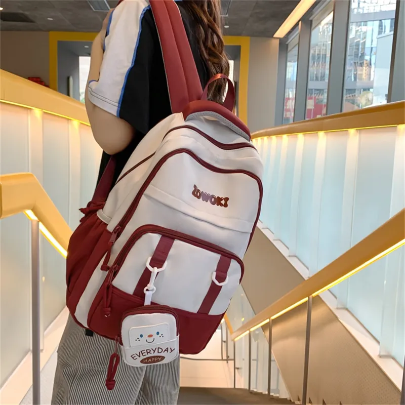 Duoluplo Doron Paul Nylon Backpack Regular Women's Multicolor-13