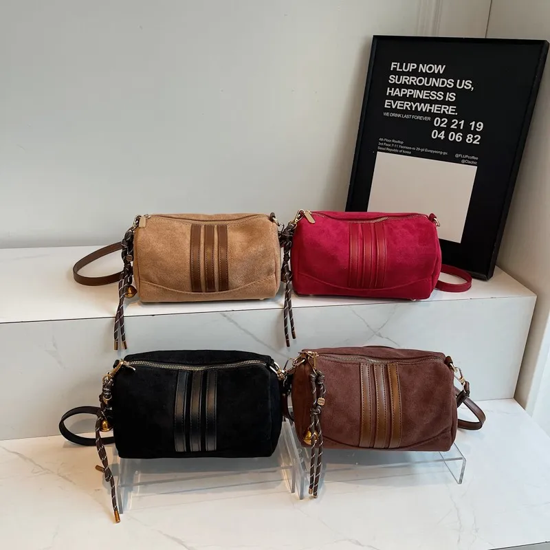 Duoluplo Doron Paul Pu Crossbody Bag, Shoulder Bag Regular Women's Brown/Burgundy/Coffee/Black-2