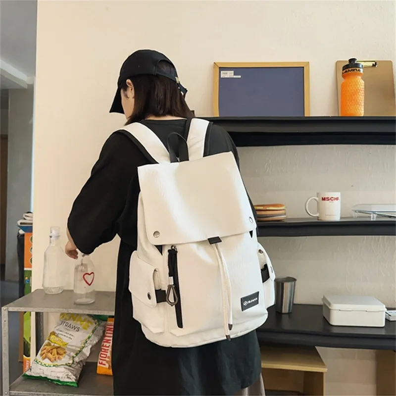 Duoluplo Doron Paul PU Backpack Unisex Multicolor-1