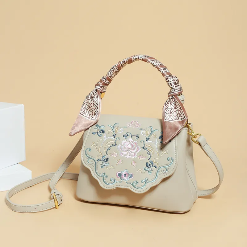 Duoluplo Doron Paul PU Handbag Women's Sea Blue/Beige Pink/Tea Green/Black/Khaki-26