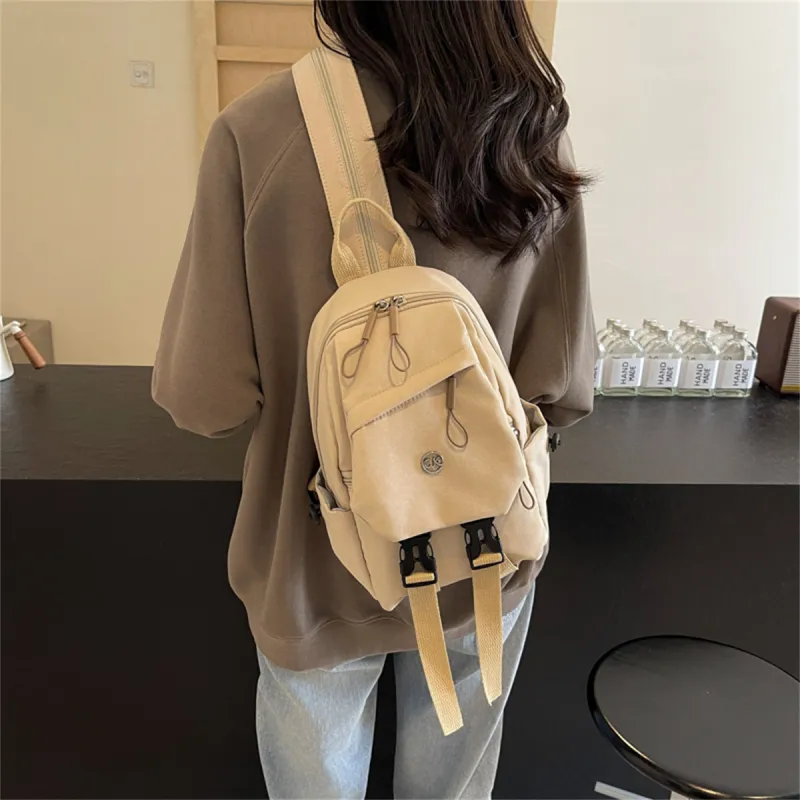 Duoluplo Doron Paul Nylon Fabric Backpack Women's Multicolor-11