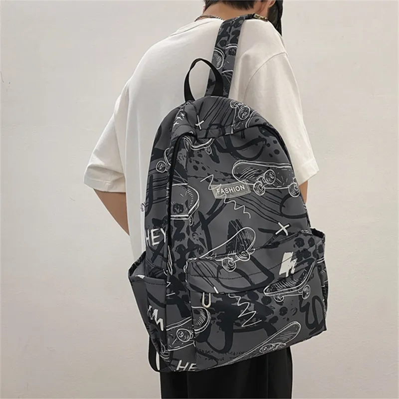 Duoluplo Doron Paul Nylon Backpack Unisex Multicolor-3