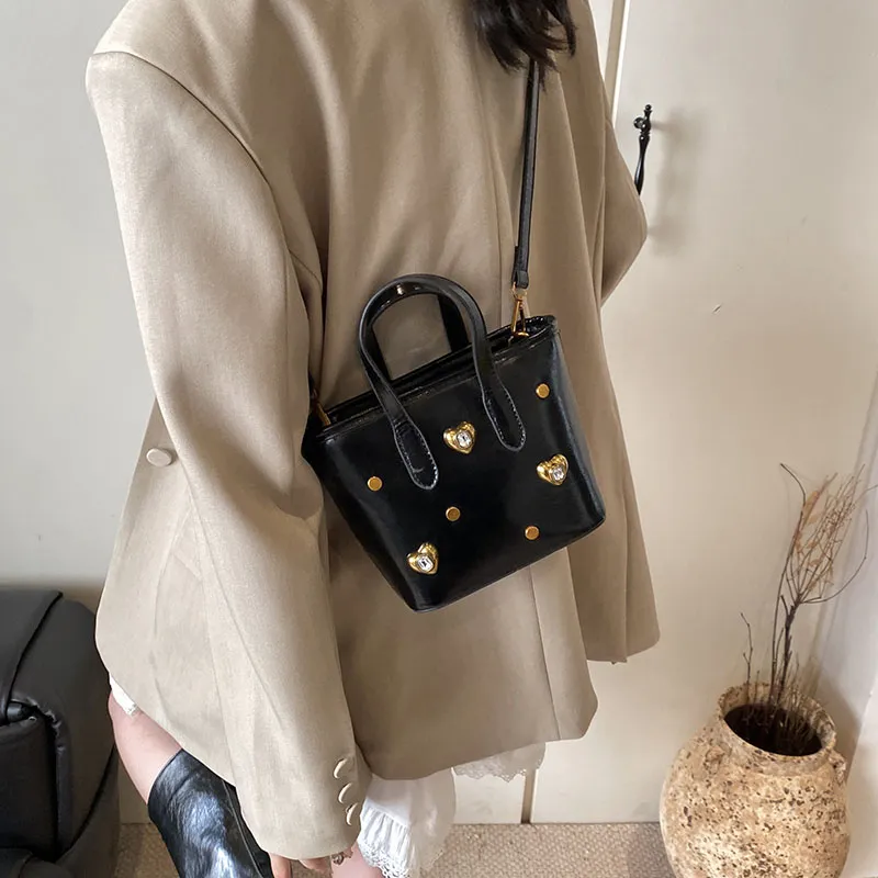 SWIMADE PU Crossbody One Shoulder Handbag Women's White/Silver/Black/Red/Coffee/Brown-16