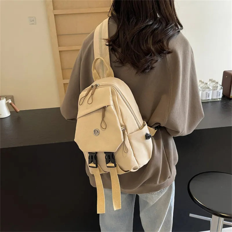 Duoluplo Doron Paul Nylon Fabric Backpack Women's Multicolor-9