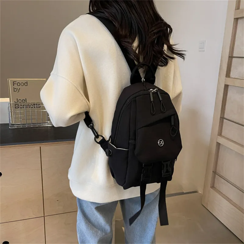 Duoluplo Doron Paul Nylon Fabric Backpack Women's Multicolor-2